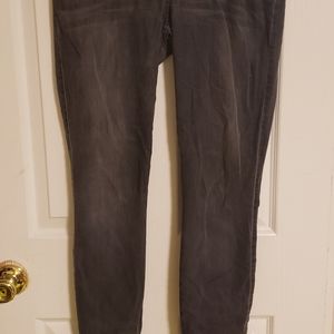 Dark Grey Skinny Jeans Size 29 by Bebe.